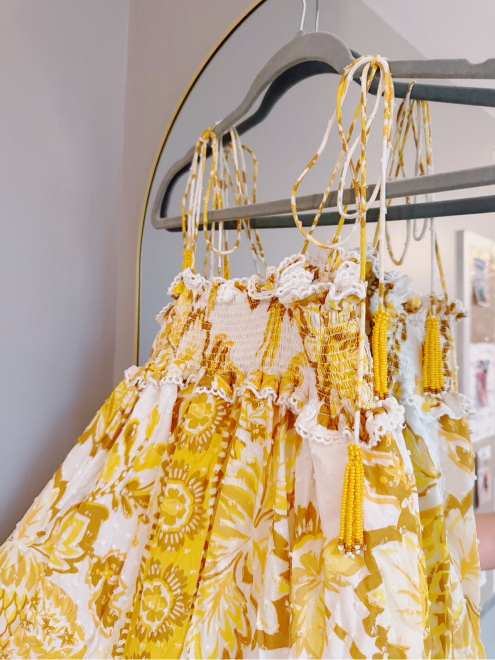 Farm Rio off white floral Aura mini dress - Picture 3 of 7